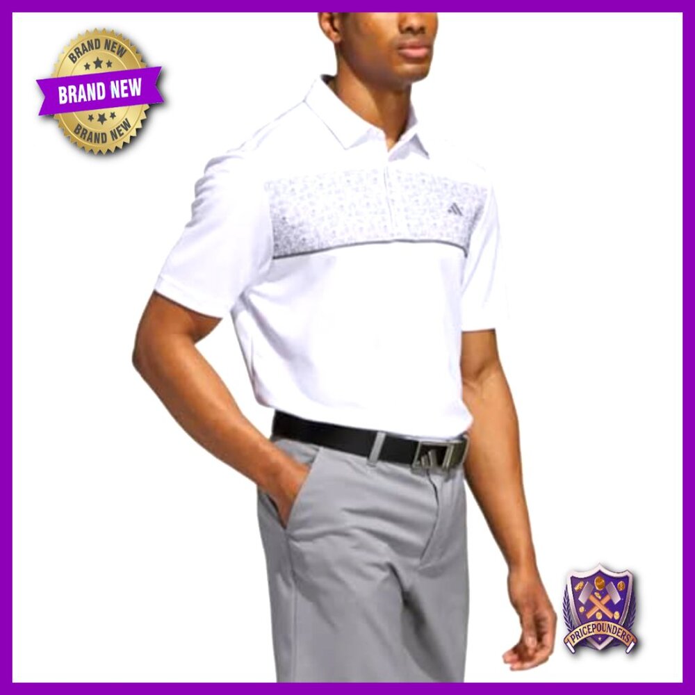 Men's Regular Fit Golf Polo Shirt with Moisture-Wicking Technology - Picture 3 of 5